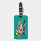 フリントストーンズ | Fred – 岩盤からの挨拶 ラゲッジタグ (正面縦)