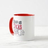 フリントストーンズ | Fred & Barney – スタック マグカップ (正面左)