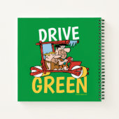 フリントストーンズ | Fred & Barney – ドライブグリーン ノートブック (裏面)