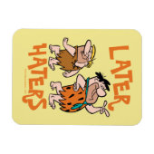 フリントストーンズ | Fred & Barney – 後のヘイターズ マグネット (横)