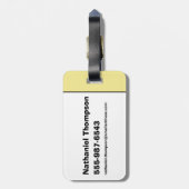 フリントストーンズ | Fred & Barney – 後のヘイターズ ラゲッジタグ (裏面縦)