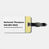 フリントストーンズ | Fred & Barney – 後のヘイターズ ラゲッジタグ (裏面横)