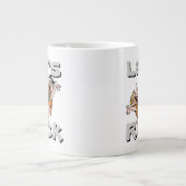 フリントストーンズ | Fred & Barney - Let's Rock ジャンボコーヒーマグカップ (正面)