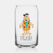 フリントストーンズ | Fred Flintstone ガラス缶 (正面)