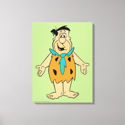 フリントストーンズ | Fred Flintstone キャンバスプリント (正面)