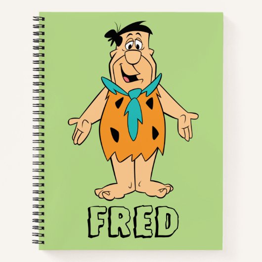 フリントストーンズ | Fred Flintstone ノートブック (正面)