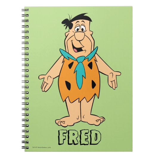 フリントストーンズ | Fred Flintstone ノートブック (正面)