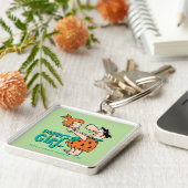 フリントストーンズ Fred & Pebbles – パパの女の子 キーホルダー (側面)