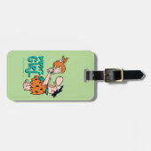 フリントストーンズ Fred & Pebbles – パパの女の子 ラゲッジタグ (正面横)