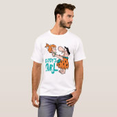 フリントストーンズ Fred & Pebbles – パパの女の子 Tシャツ (正面フル)