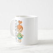 フリントストーンズ | Pebbles Flintstone コーヒーマグカップ (正面左)