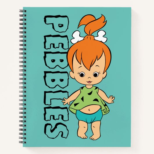フリントストーンズ | Pebbles Flintstone ノートブック (正面)