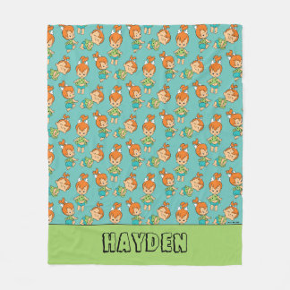 フリントストーンズ | Pebbles Flintstone フリースブランケット