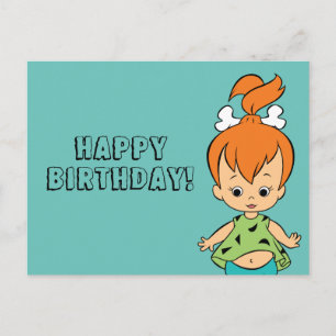 フリントストーンズ Pebbles Flintstone ポストカード