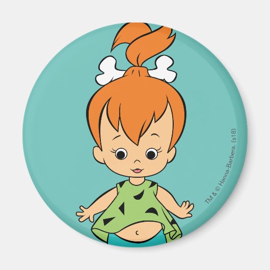 フリントストーンズ | Pebbles Flintstone マグネット (正面)