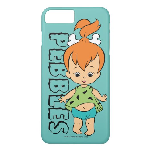 フリントストーンズ | Pebbles Flintstone Case-Mate iPhoneケース (裏面)
