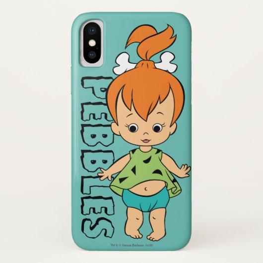 フリントストーンズ | Pebbles Flintstone Case-Mate iPhoneケース (裏面)