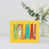 フリントストーンズ | WILMA! インビテーションポストカード (スタンド正面)