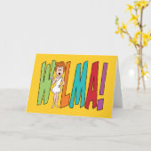 フリントストーンズ | WILMA! カード (黄色い花)