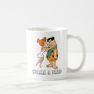 フリントストーンズ | Wilma キスをする Fred コーヒーマグカップ