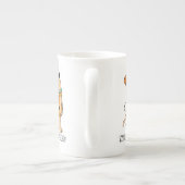 フリントストーンズ | Wilma キスをする Fred ボーンチャイナマグカップ (裏面)