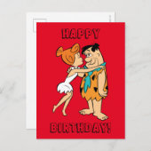 フリントストーンズ | Wilma キスをする Fred ポストカード (正面/裏面)