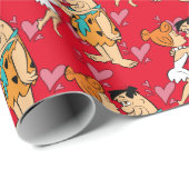 フリントストーンズ | Wilma キスをする Fred ラッピングペーパー (ロールコーナー)