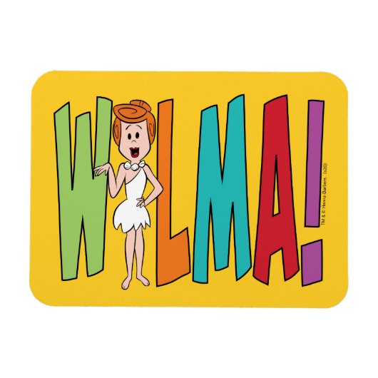 フリントストーンズ | WILMA! マグネット (横)