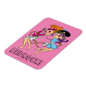 フリントストーンズ Wilma & Betty Rock Stars | Wilma & Betty マグネット (左側)