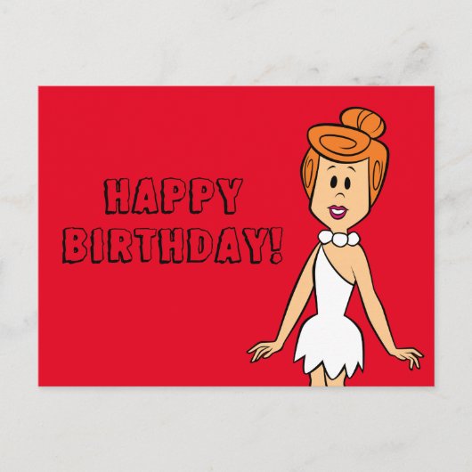 フリントストーンズ | Wilma Flintstone ポストカード (正面)