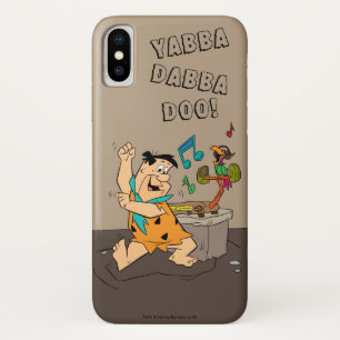 フリントストーン フレッドのフリントストーンの踊り iPhone X ケース
