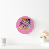 フリントストーン| Wilma及びベティのロックスター ラウンド壁時計 (ホーム)