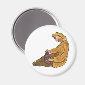 フリントナッピング マグネット (正面/裏面)