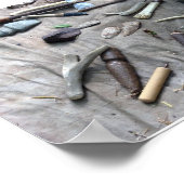 フリントナップ用具 ポスター (角)