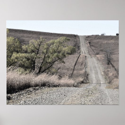 フリントヒルズウィンターシーン ポスター (正面)