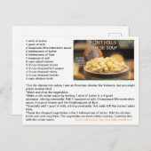 フリントヒルズチーズスープレシピはがき ポストカード (正面/裏面)