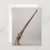 フリントロック銃 ポストカード (正面/裏面)