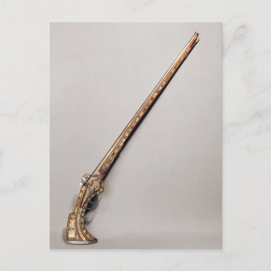 フリントロック銃 ポストカード (正面)