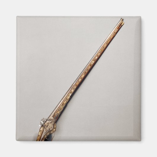 フリントロック銃 マグネット (正面)