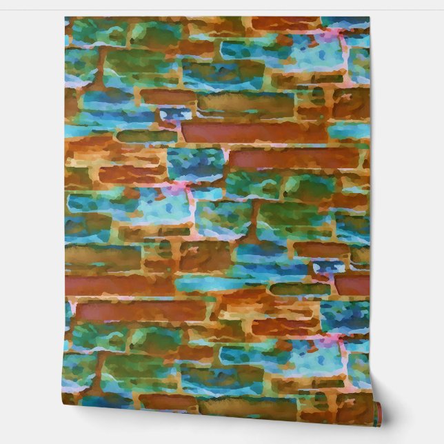 フリント壁 壁紙 (ほどく)