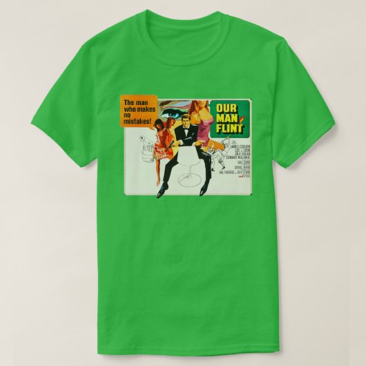 フリント1966年のポスター Tシャツ (デザイン正面)