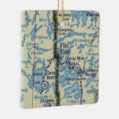 フリンフロンマニトバヴィンテージの地図 セラミックオーナメント (右)