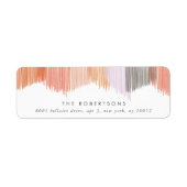 フリンモダンジ差出人住所ラベル ラベル (正面)