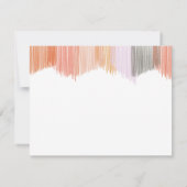 フリンモダンジ文パーソナライズされた具 ノートカード (裏面)