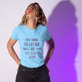 フリーな休日を楽しむ 人に邪魔されないTシャツ Tシャツ