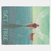 フリーに設定 フリースブランケット (正面(横))