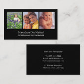 フリーのカメラマンの名刺 名刺 (正面/裏面)