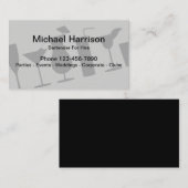 フリーのバーテンダーのMixologist 名刺 (正面/裏面)