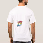 フリーのホーム Tシャツ (裏面)
