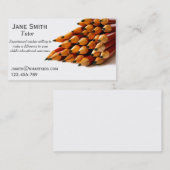 フリーの個人教師または先生のスタイリッシュな鉛筆 名刺 (正面/裏面)